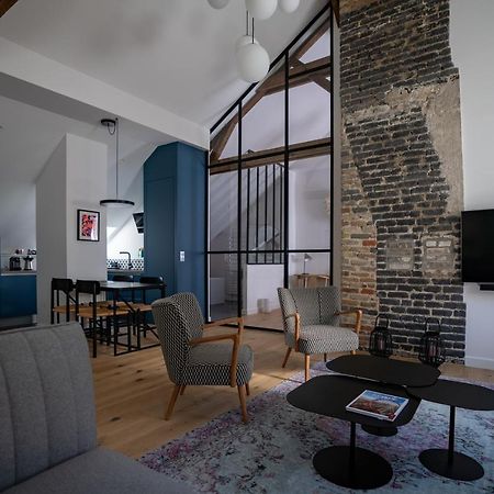 Krafft, Centre Ville, Climatise, Baignoire Double - La Cle Des Sacres 兰斯 外观 照片